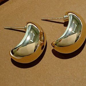 Boucles d'oreilles en forme de C